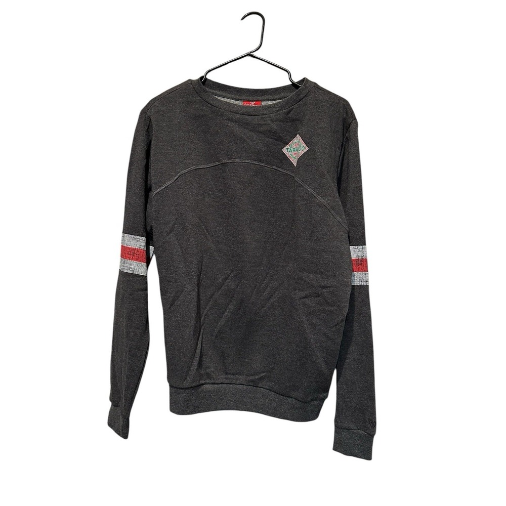 Men's Tabasco Medium Sweatshirt 25th Year 2017 Gray Long Sleeved By Colosseum